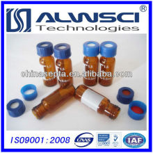 2014 9mm Screw Thread Amber Autosampler Vial with Patch et Graduation Lines